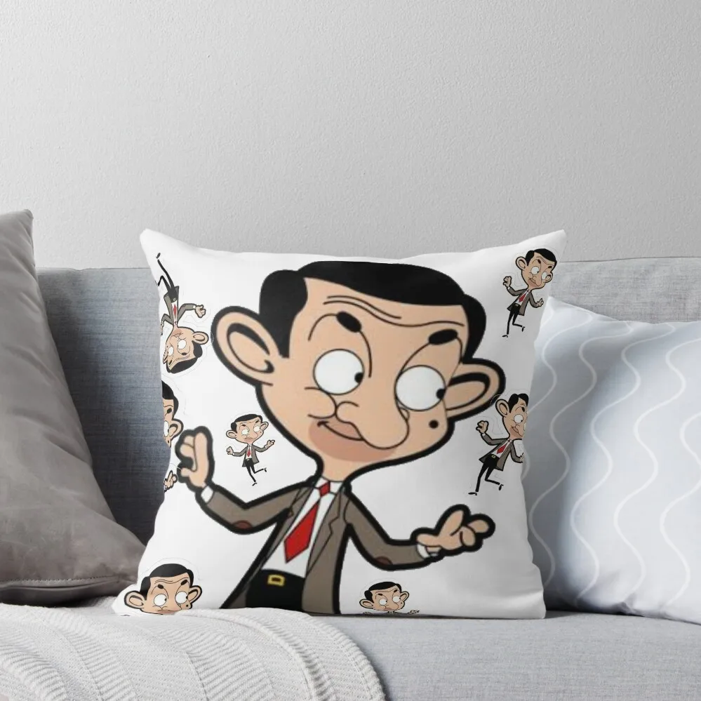 

Mr.Bean : T-shirts,Mugs,cap,stickers and more Throw Pillow autumn decoration Bed pillowcases pillow
