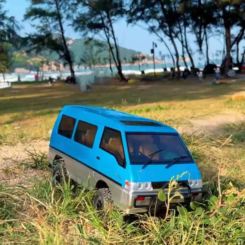 Novo ld1296 1:12 24g delica versão de transmissão de velocidade dupla carro de controle remoto simulação carro de controle remoto em escala completa