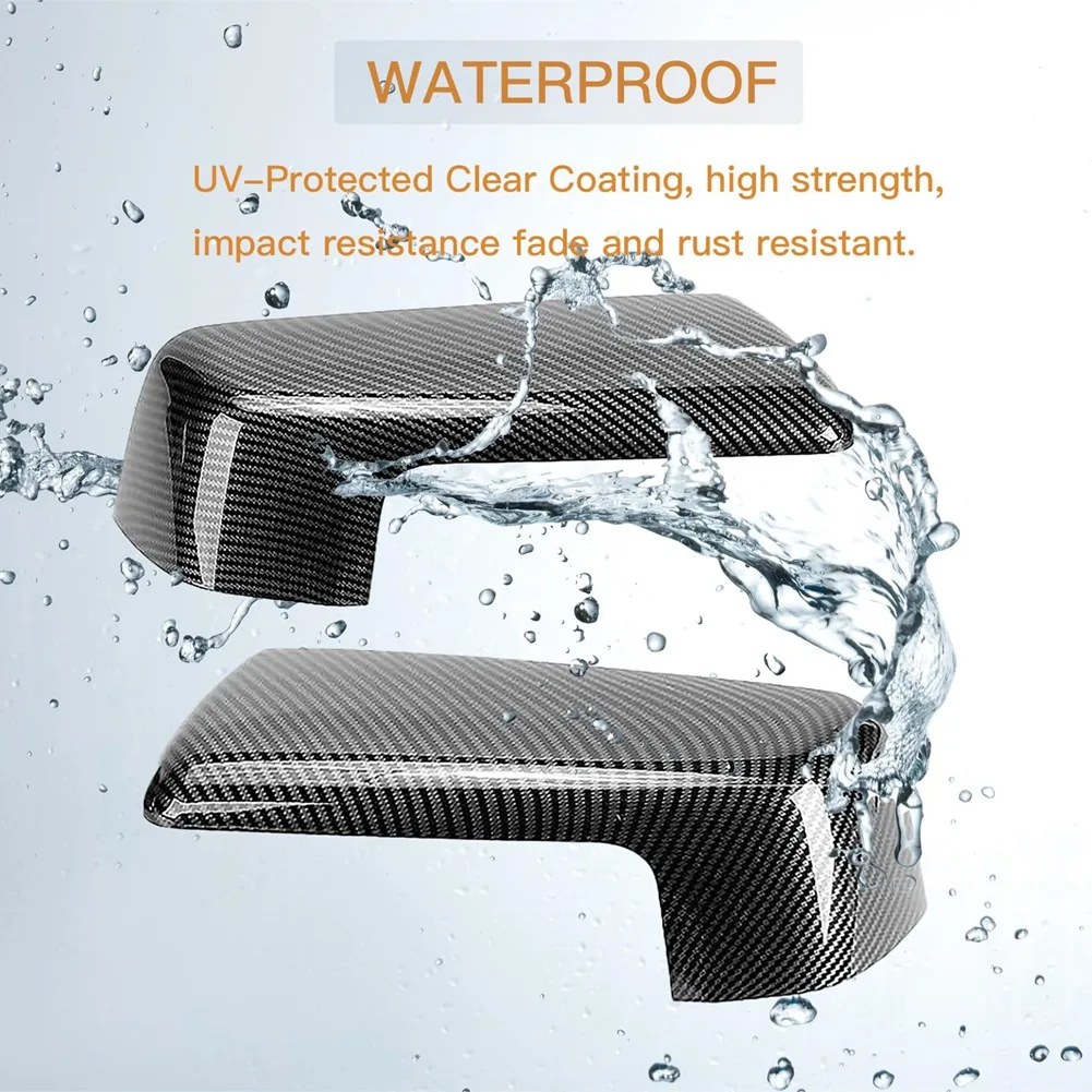 

Rearview Mirror Cap Cover Trim Replace 84469252 For Chevy Silverado 1500 GMC Sierra 1500 2019-2024 Accessories-A67F