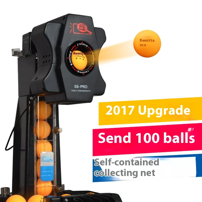 Hui Pang S6 Pro Home Tênis de Mesa Robô Treinamento Automático Multi-Rotação Multi-Direita Máquina de Bola