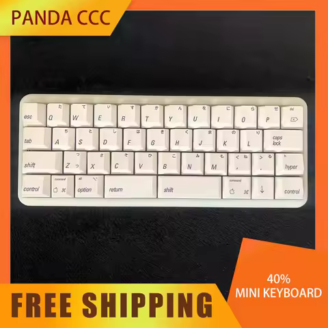 40% Mini Keyboard Hot Swappable Wired Mini DIY 40% Mechanical Keyboard RGB VIAL Programmble 40keys Office Custom Gaming Keyboard