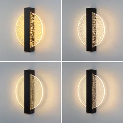 Luxurious LED Wall Lamp Acrylic Modern LED Indoor Wall Light Nordic Sconce Lamp Bedroom Living Room Bedside Light