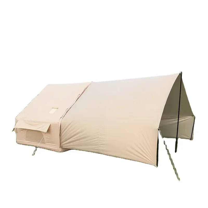 1-2 Person Camping Tent Waterproof Family Glamping House Tent Outdoor Picnic Party Blow up Tent with Sunshade Tarp