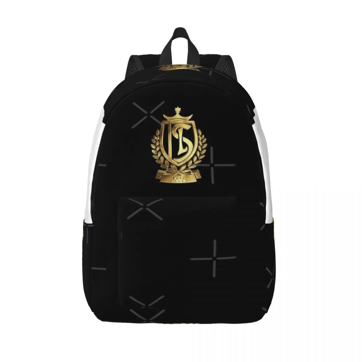 

Golden Li Ge Football Standard Liege Ultras Belgium Simple and stylish backpack Canvas backpack Feminina backpack