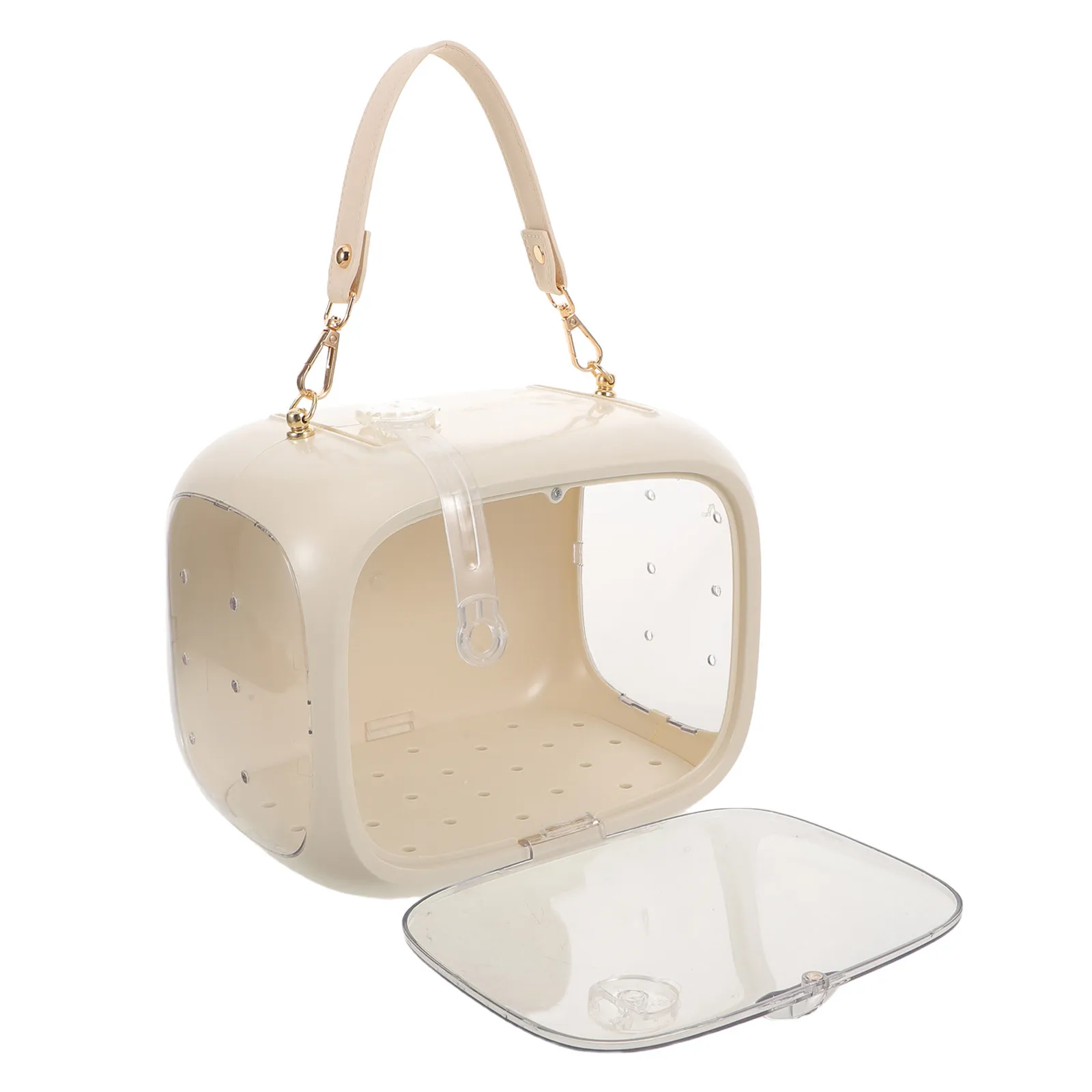 

Bird Travel Carrier Cage Portable Lightweight Ventilated Secure for Parrot Parakeet Budgie Outdoor Travel Vet Trip Daily Outings