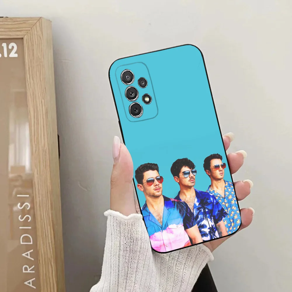 Band J-Jonas B-Brothers Phone Case For Samsung Galaxy A20,A21s,A22,A31,A32,A52,A53,A72,73,A80,A91Soft Black Cover