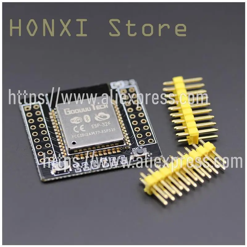 Placa adaptadora piezas + 1 ESP-32F, módulo MCU de CPU de doble núcleo, WiFi, bluetooth, conectado a Internet