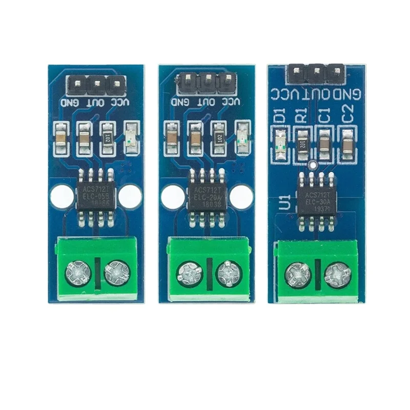 Hot Sale ACS712 5A 20A 30A Range Hall Current Sensor Module ACS712 Module For Arduino 5A/20A/30A