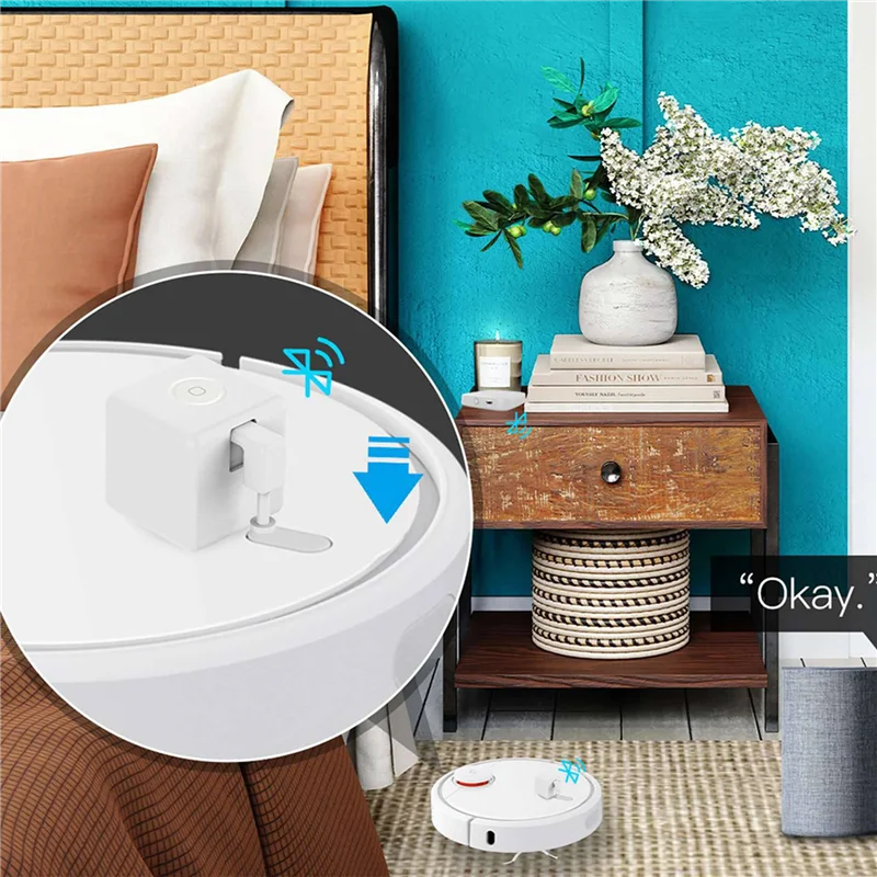 ABUO-2X Tuya Smart Home Bluetooth Finger Robot Remote Control Fingerbot Switch Button Pusher For Smart Life App Voice Control