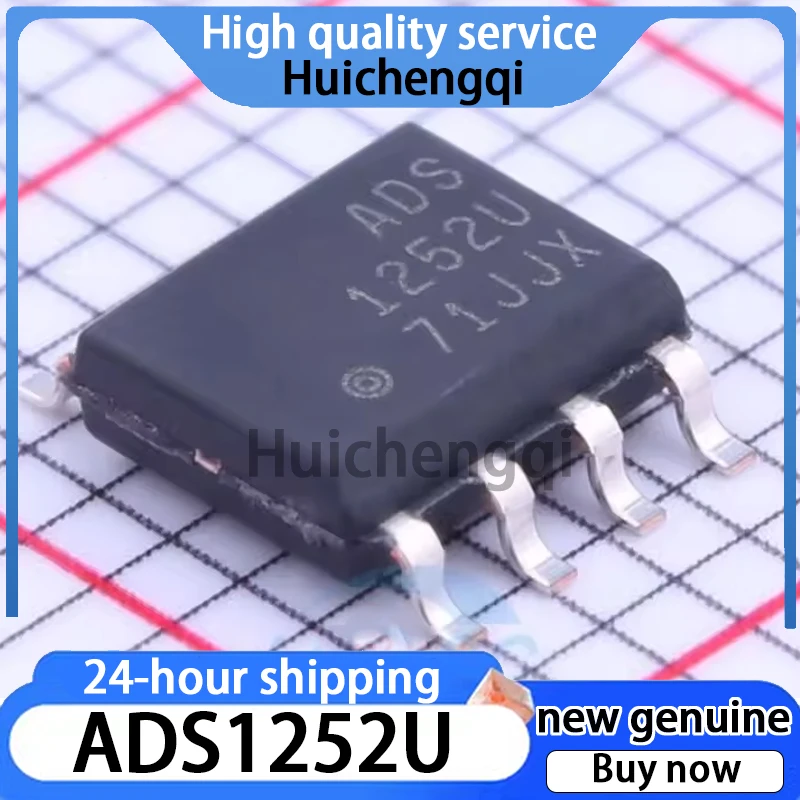 1PCS ADS1252U ADS1252U/2K5 SOP-8 Original 24 Bit Analog-to-digital Converter Brand New in Stock