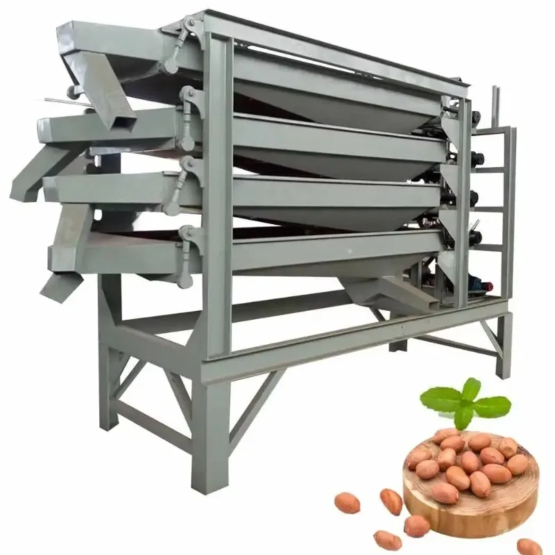 Stainless Steel 2-6 Level Peanut Kernel Grading Machine High Efficient Sorting Classifying Line Supplier