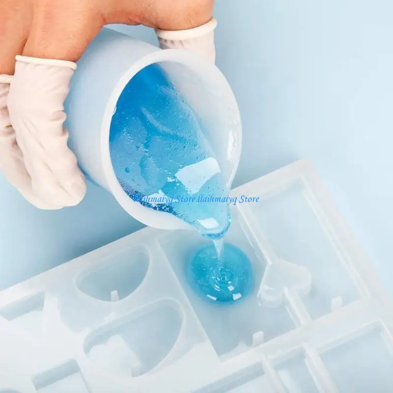 573B 10pcs Mixing Cups for Resin Silicone Measuring Cups 100ml Epoxy Resin Mixing Cup