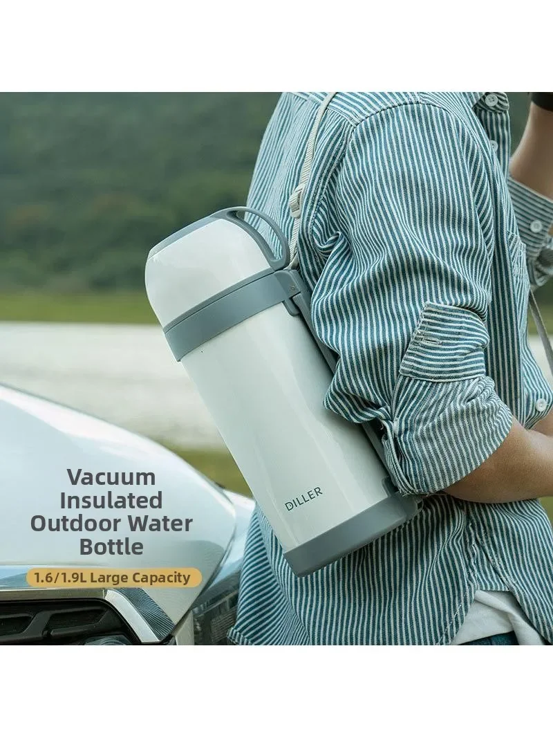 Large Capacity Insulated Stainless Steel Water Bottle Outdoor Sports Travel Thermos for Men And Women Baby on the Go view 2