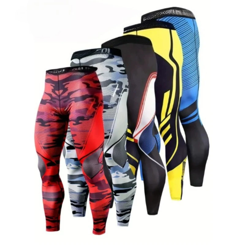 

Mens Compression Pants Quick Dry Fit Men Leggings Fitness Running Tights Trousers Male Sportswear Training Sport Gym Leggings