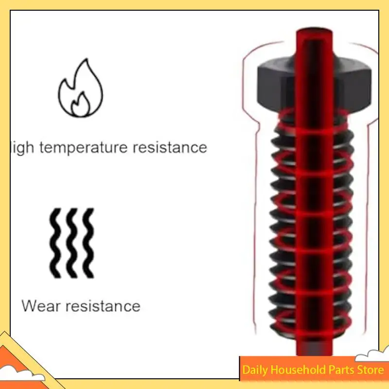 Kit Nosel Printer 3D untuk Anycubic Kobra 2 - Termasuk 5 Buah Nozel Baja Keras + 5 Buah Nozel Kuningan 0.4Mm PANAS!