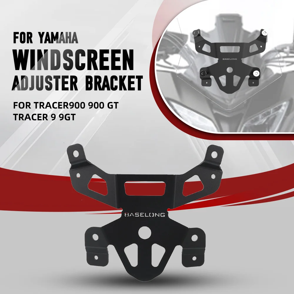 

2024 Tracer9GT Motorcycle Windshield Wind Deflector Lifting Bracket Support For Yamaha Tracer 9GT 900GT Wind Screen Riser Holder