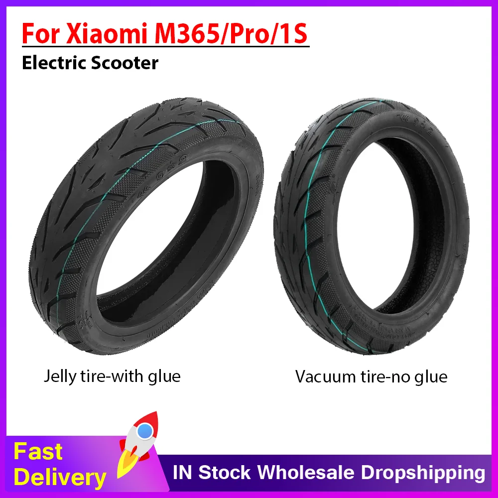 

9 Inch 9x2.0 Tubeless Rubber Tire for Xiaomi M365 1S Pro Vacuum Tyre Electric Scooter Accessories Self-repair Jelly Tire Parts