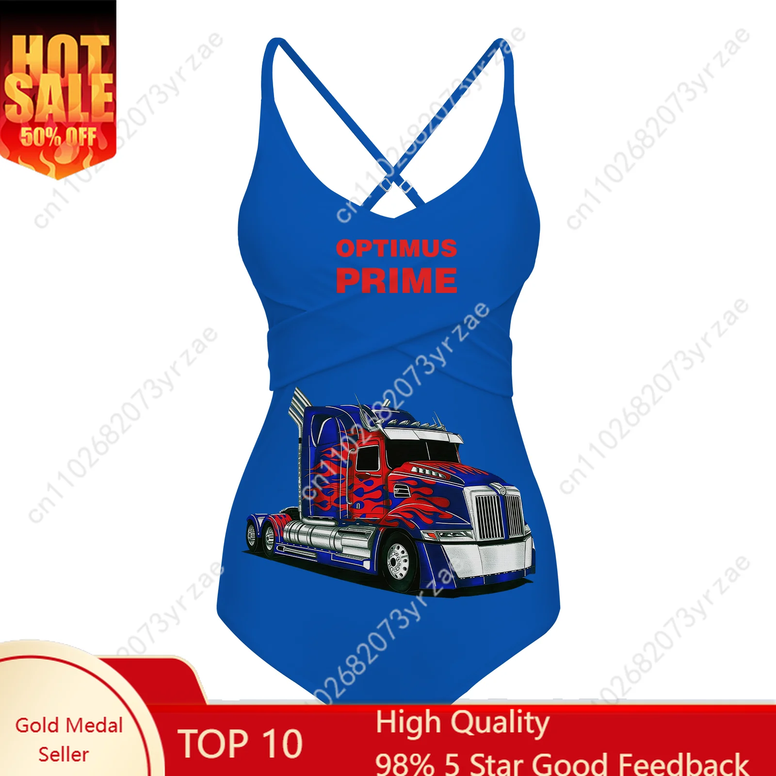 

Optimus Prime Women Sling Swimsuits Personalized Pattern Sexy Swimwear Pool Party Beach Bikini Summer Custom Bathing Suits
