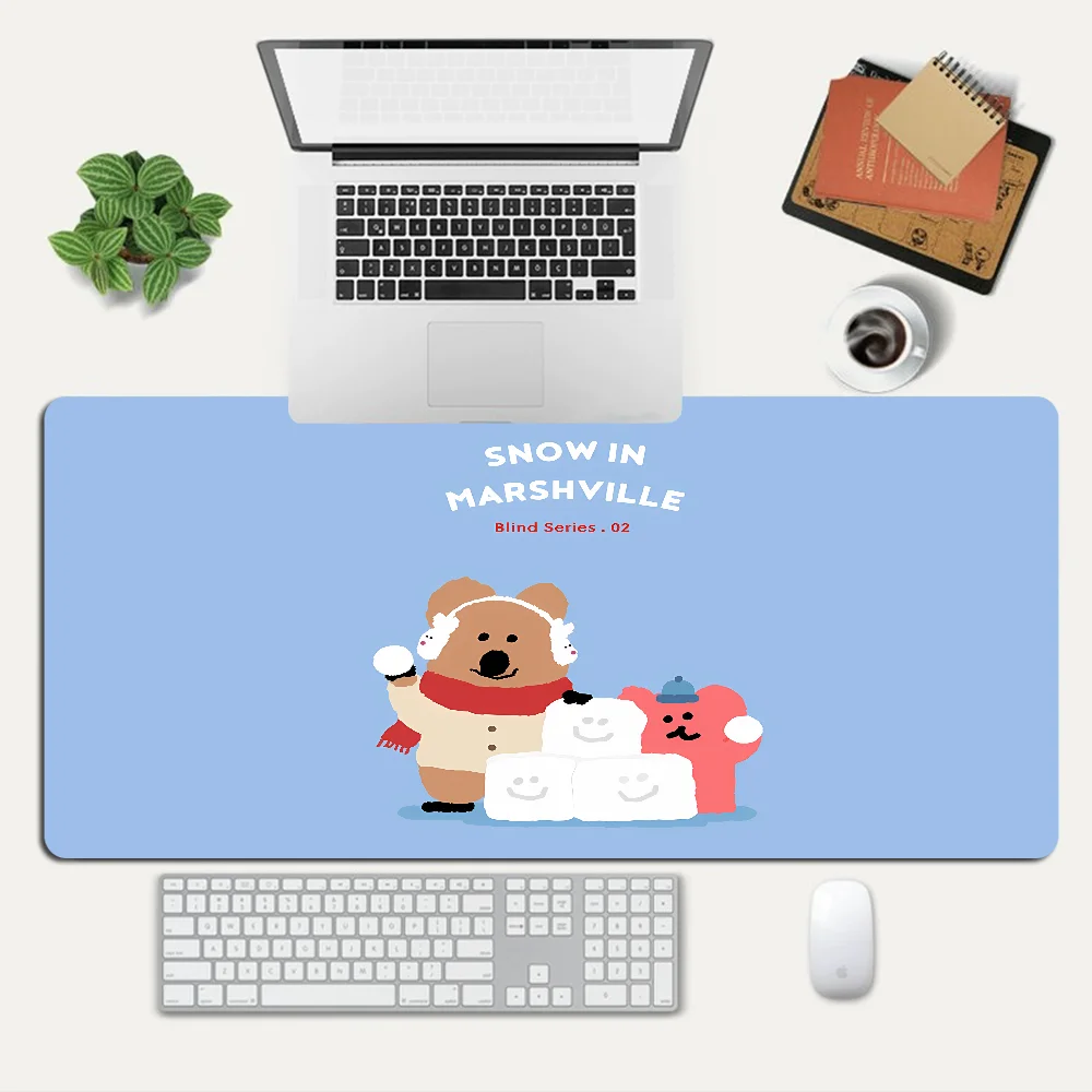 Cute D-Dinotaeng KawaiI Mousepad Custom Skin Desktop Desk Mat Kawaii accessori da gioco studenti blocco di scrittura per PC Computer