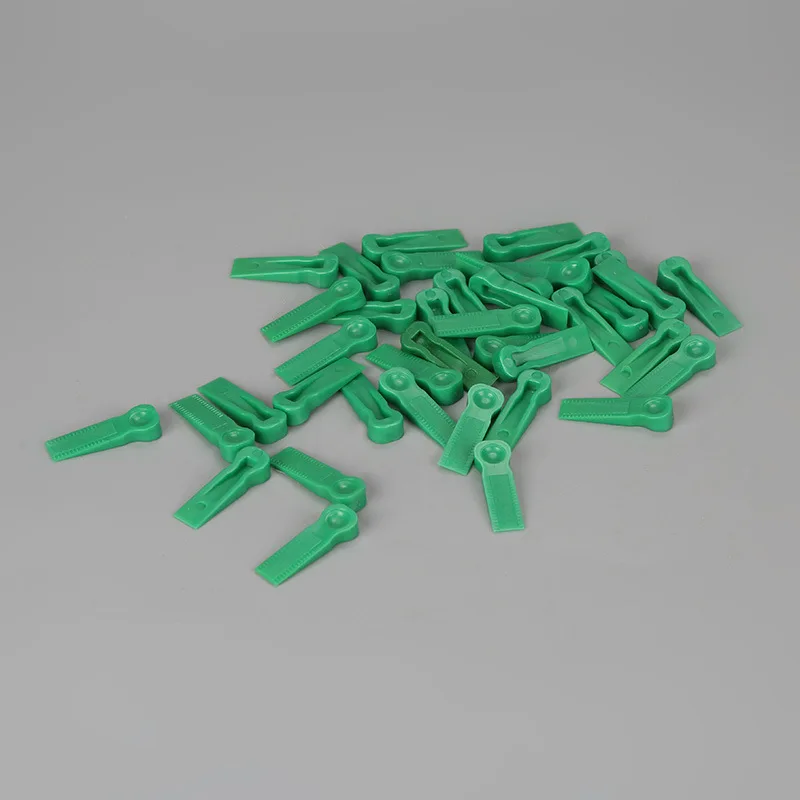100pcs Plastic Tile Wedge Spacers Reusable Leveling Clips Floor Locator for Wall Ceramic Tiling Laying Construction Tool