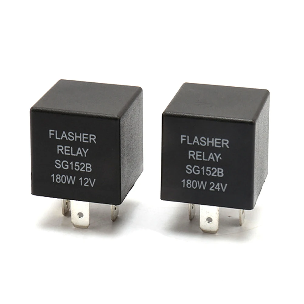 12V 24V Car Flasher Relay Turn Signal Automotive relay Automotive motorcycle steering 3PIN normally open flash relay