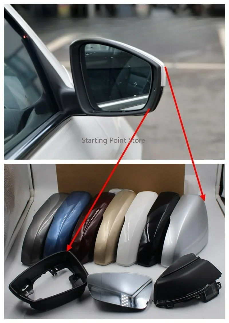 

Подходит для зеркала заднего вида Volkswagen Lavida 13-14, корпуса зеркала заднего вида, сигнала поворота