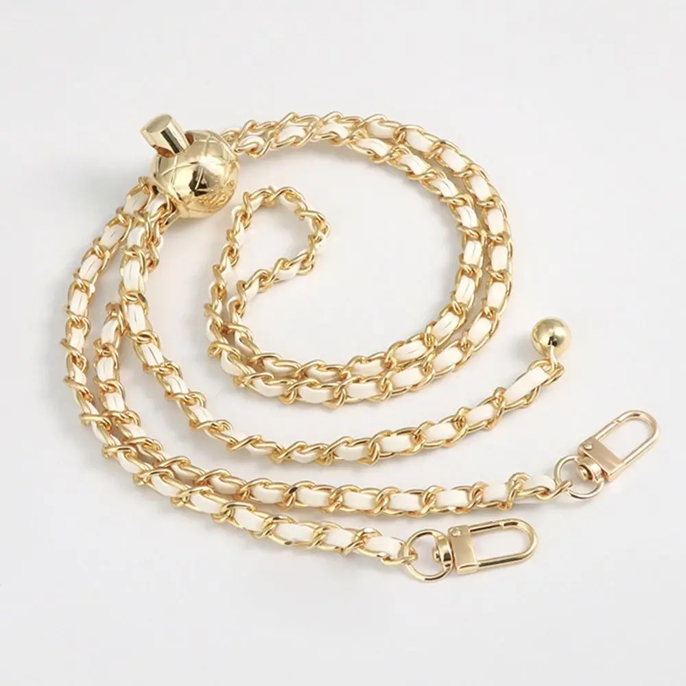 Golden Balls Chain Bag Chain Metal Non-fading Adjustable Length Replacement Shoulder Strap High-end Shoulder Strap Accessory