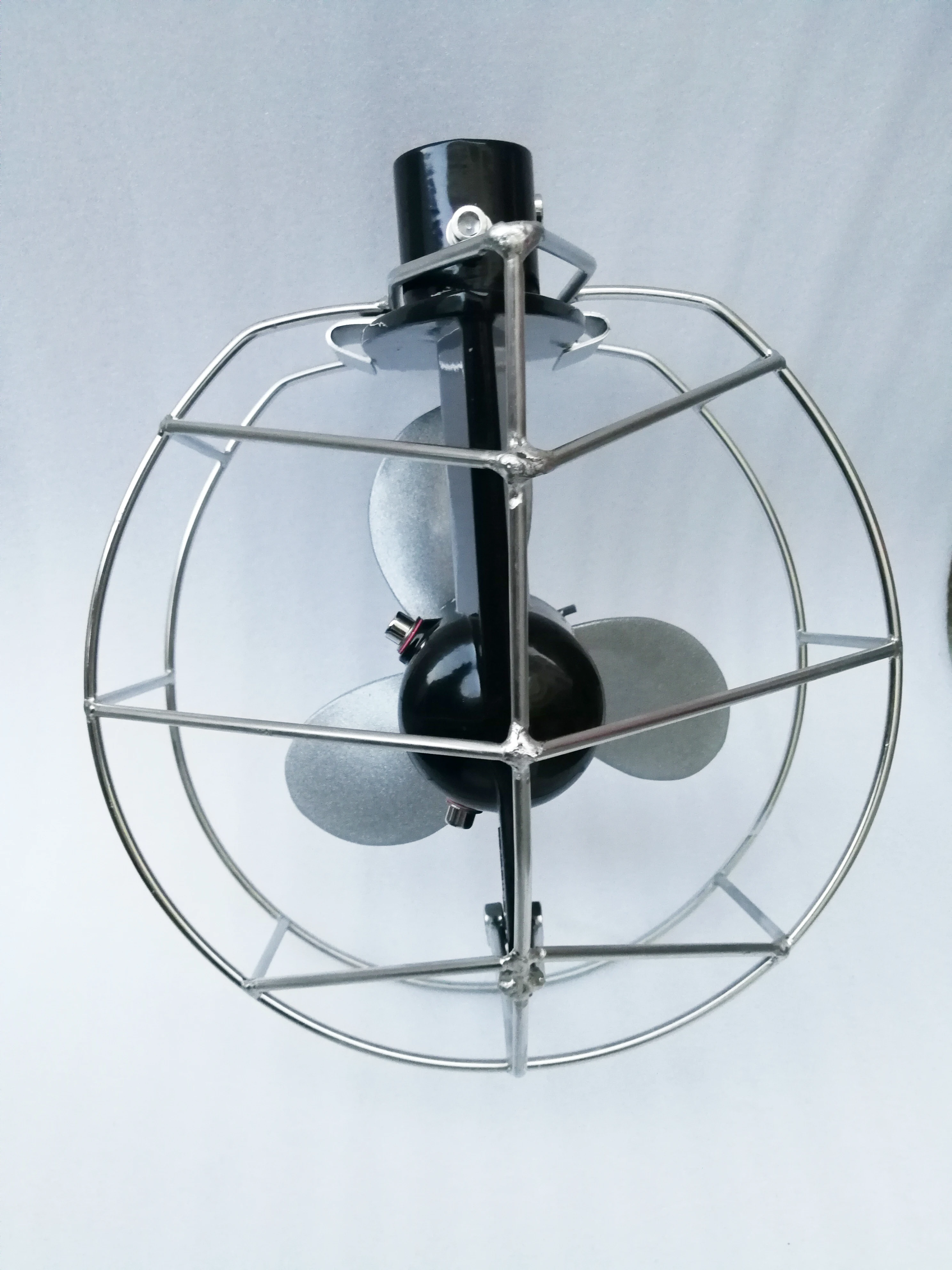 3HP Outboard Transmission GearCase Box Paddle Leaf Propeller With Stainless Safe Protection Protective Cover For 43cc 52cc 63cc