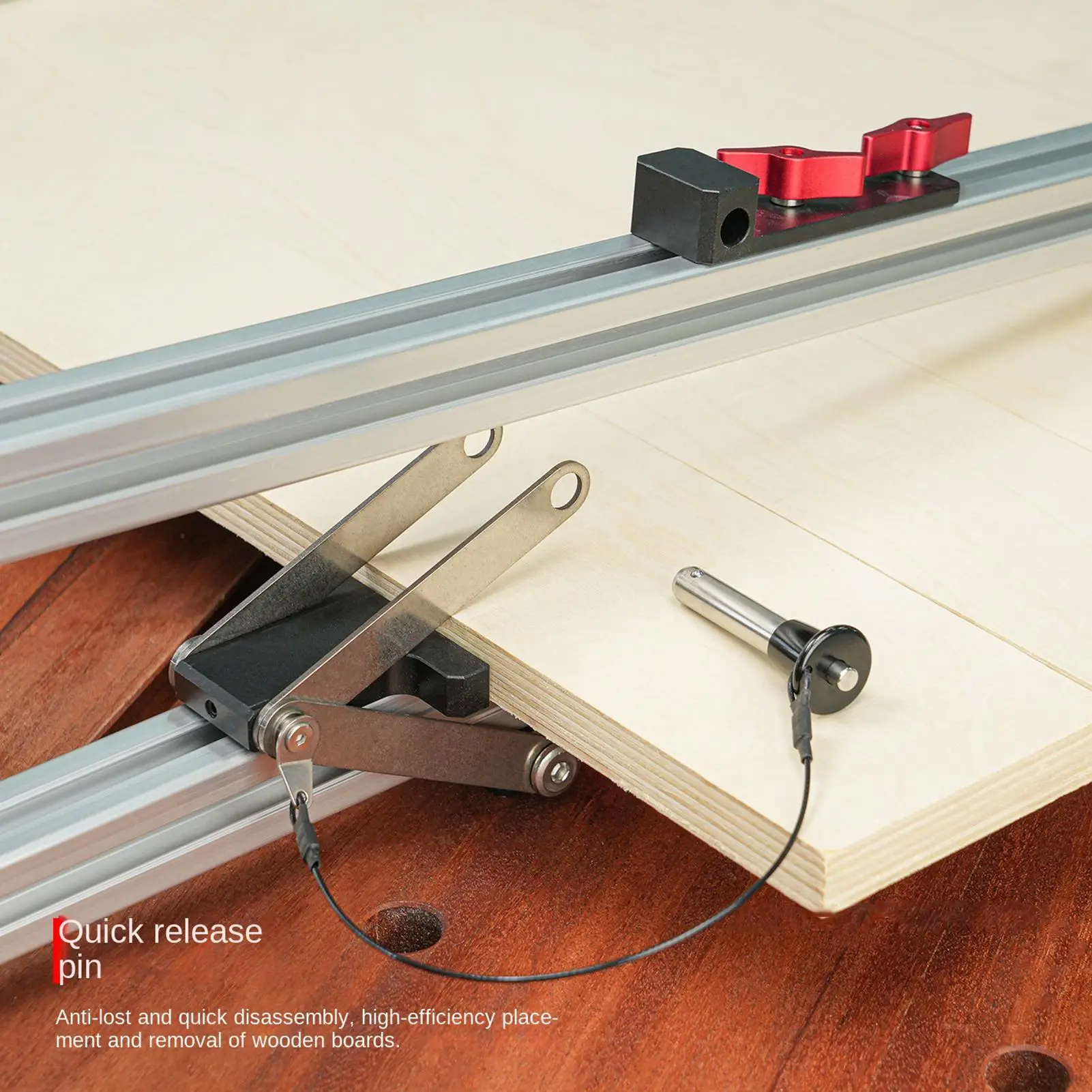 

4 Way Pressure Clamp Set Panel Fixing Tool Adjustable Clamps For Cutting Boards For Woodworker Bonding Tabletop Cabinet