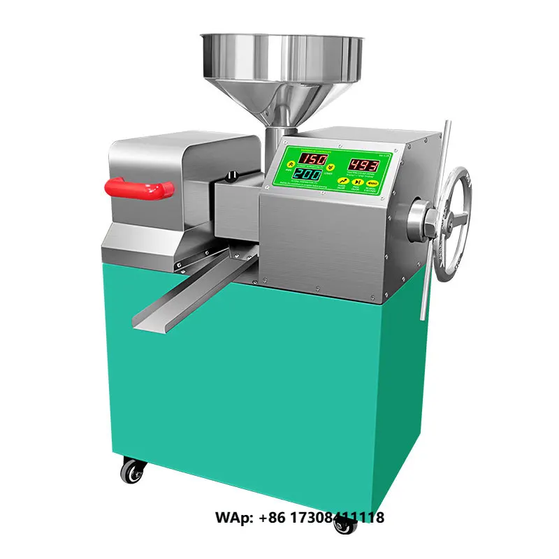 Hot Selling 9-15kg Small Scale Oil Processing Machine Commercial Soybean Oil Press Machine Sunflower Oil Extraction Machine