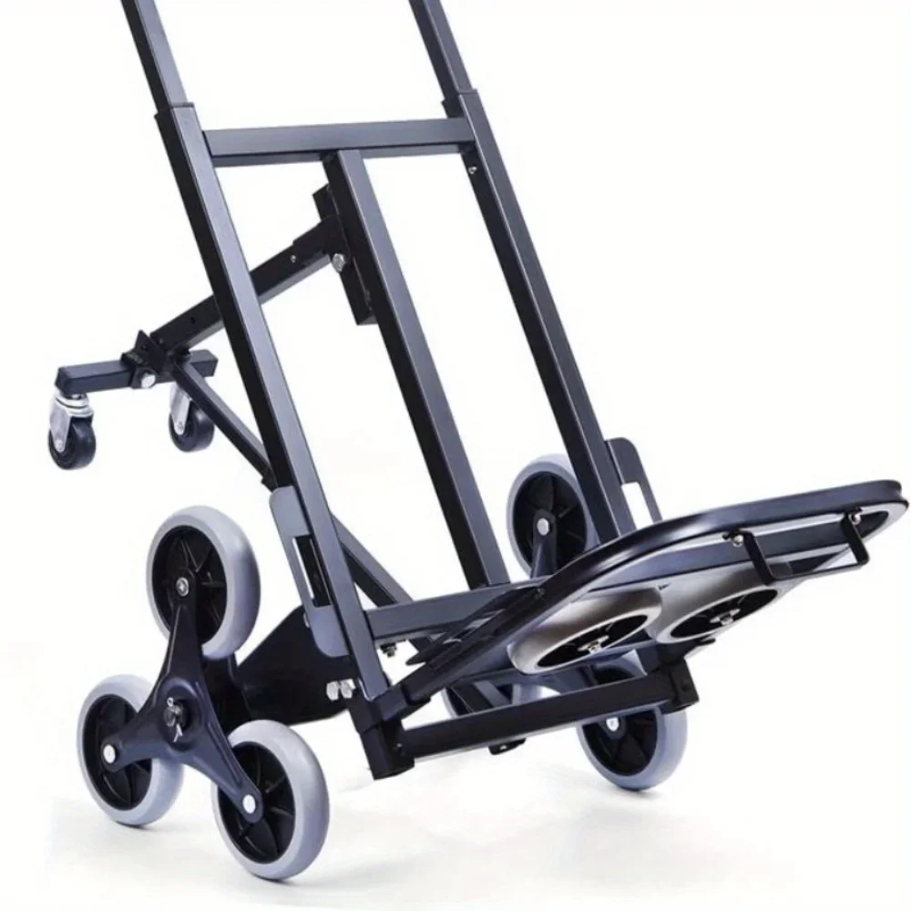 Heavy Duty Stair Climbing Cart 420 Lbs Capacity Hand Truck Dolly W/Backup Wheels