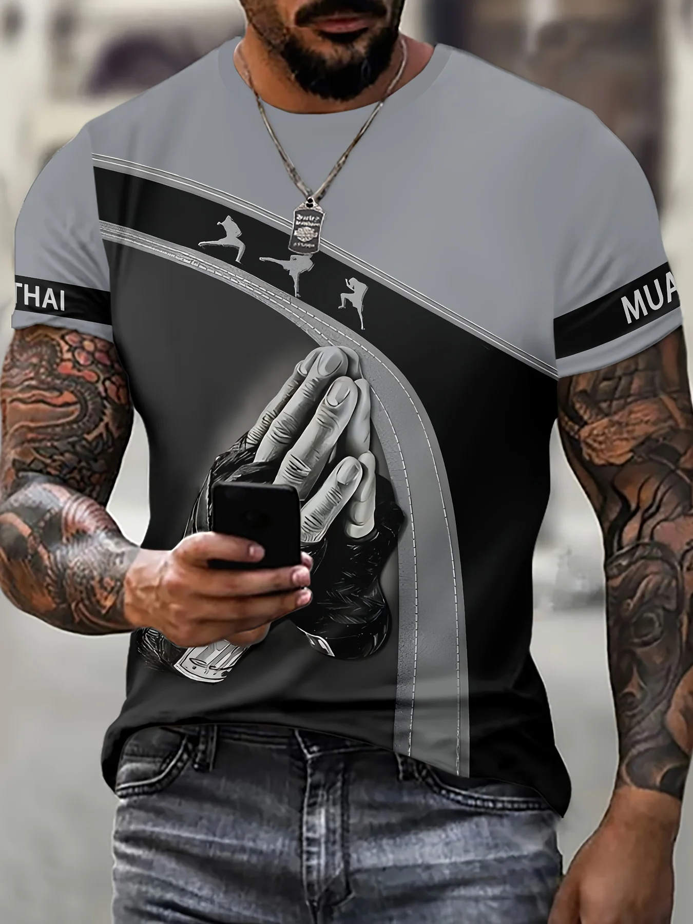 

2024 New Summer Trendy Casual 3D Pattern T-shirt