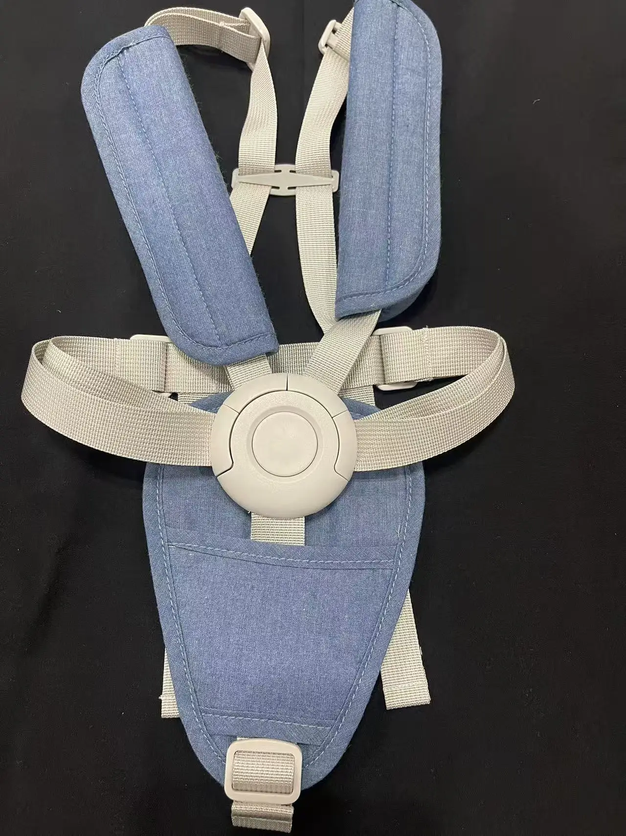 5-point harness With shoulder pad and crotch pa for Stokke Tripp Trapp HighChair baby belt Beige safety belt