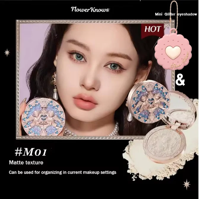 The Flower Knows Little Angel Collection Relief Highlight Gesichtspuder iluminador Makeup Contour Highlighter Palette 8g/0,3Fl.oz