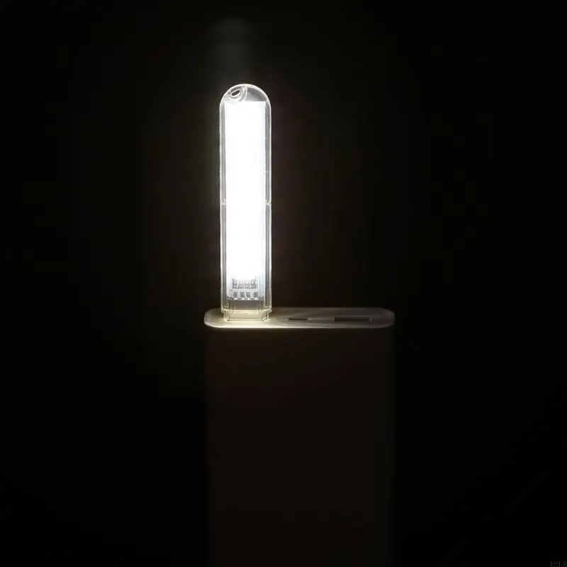 

2025 New LED Laptop Lamp Mini for Creative Eye-Care USB 8 LED Reading Night Light Lamp Wh