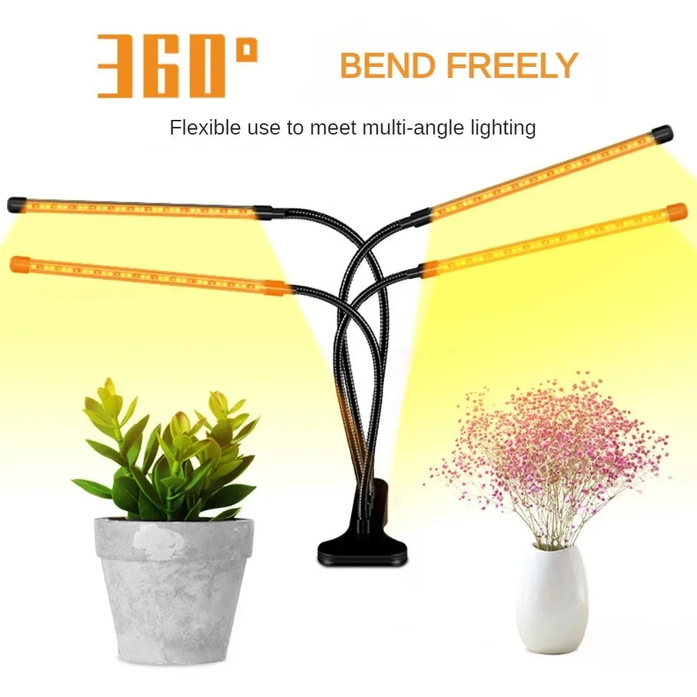 

LED Growing Lamps Plant Supplementary Light Growth Light Full Spectrum Timing Remote Control for Indoor Seedling Cultivation