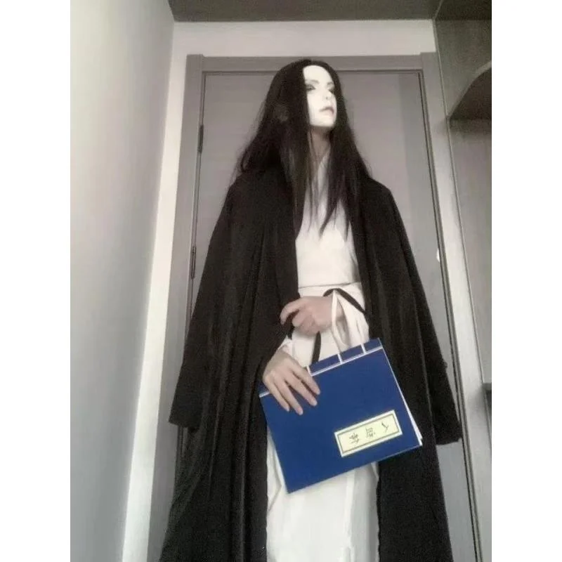 باروكة أنيمي غو الشخص الحقيقي Gu Yue Fang Yuan المتغيرة من Da Ai Xian Zun شعر مستعار على الطراز القديم للرجال شعر مستعار عالمي #5