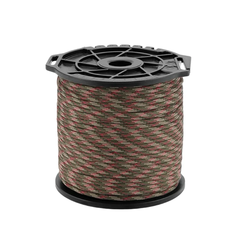 650 lb Paracord 100 m 9 Core 4mm Militaire Tactische Parachute Spool Tent Touw Lanyard voor Outdoor Survival Camping DIY Armband