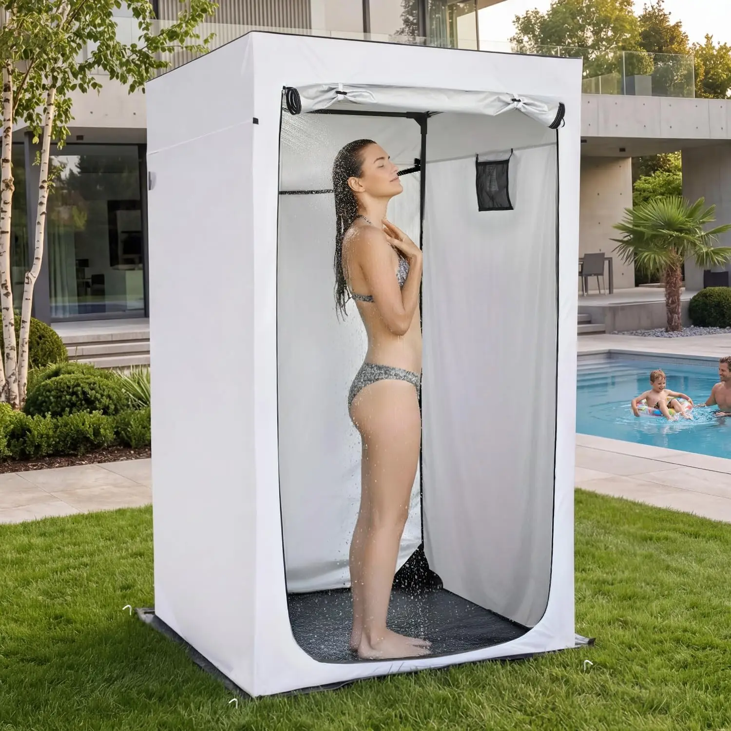® Shower Tent Pop Up Changing Room Outdoor Shower Enclosure Pop Up Privacy Shelter Toilet Tent Camping Dressing Portable
