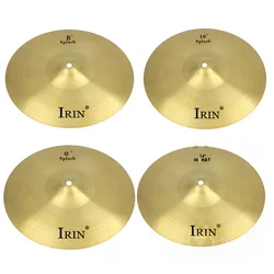 8/10/12/14 Inch Cymbal Brass Anti-rust Drum Cymbal Percussion Cymbals Hat Drums Crash Parts Instrument Accessories