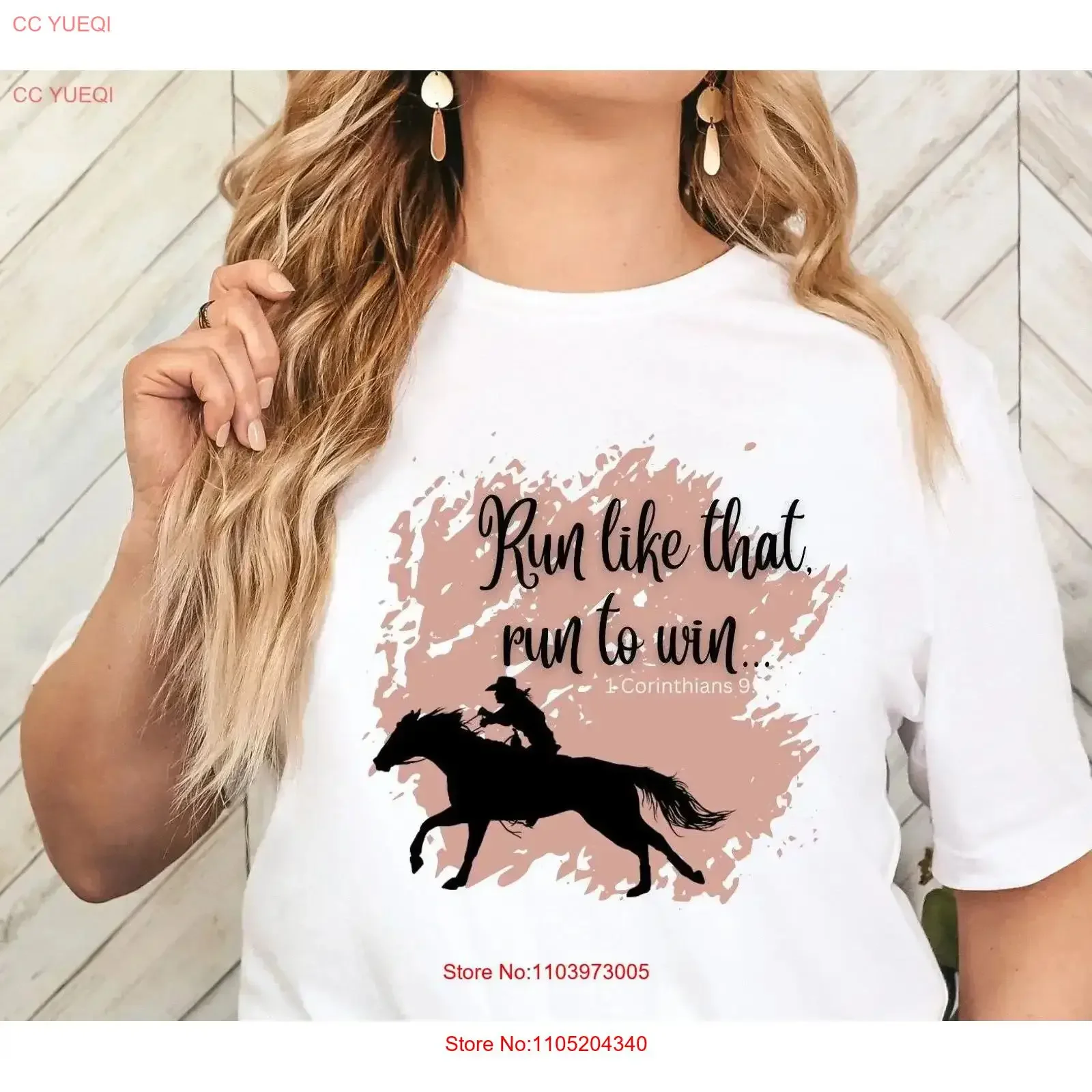 Camisa de cowgirl cristã mãe versículo da bíblia rodeo ocidental 1 corinthianos 9 24 vintage lavado confortável elegante homme respirável