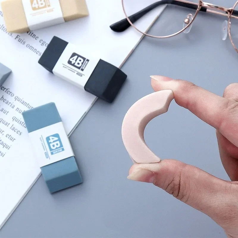 Мягкие корректирующие принадлежности, оставьте без следов, пластичность, карандаш для эскизов, ластик, канцелярские принадлежности, художественные ластики для рисования