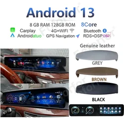 Update Dual Screen Android Radio For Mercedes-Benz S W221 2005-2013 Carplay Car Sound GPS Navigation Multimedia Player Head unit