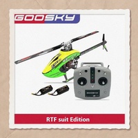 Goosky S2 Remote-Controlled Helicopter 3D Stunt Model Dual Brushless Direct Drive 6-Way Professional RC Airplane Toy Gift
