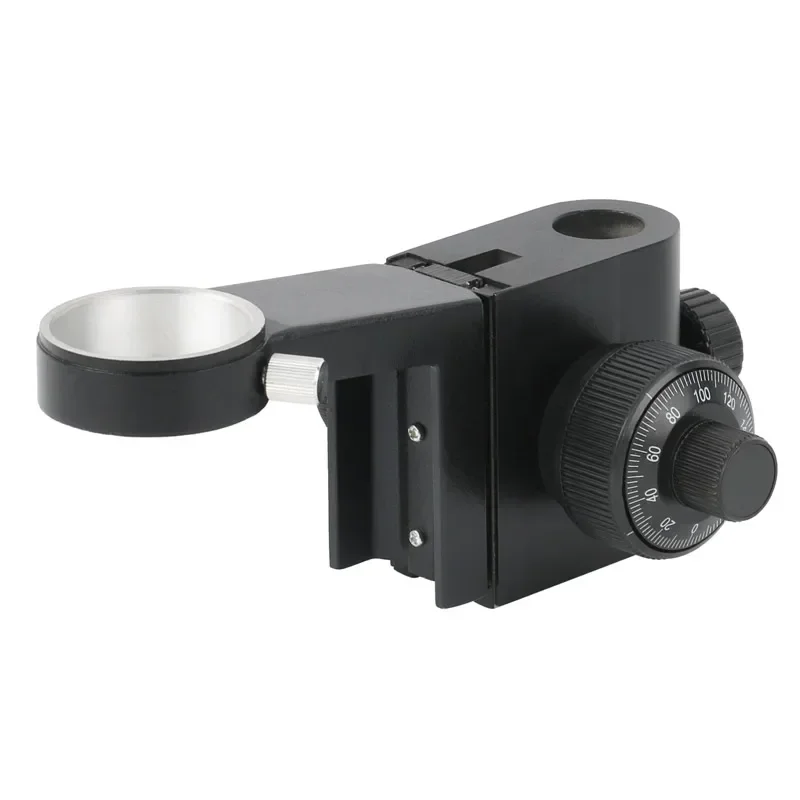 Fine Adjustable Focusing Holder 50mm Diameter Install Digital Microscope 25mm Support For 180X 300X 200X 500X C Mount Lens