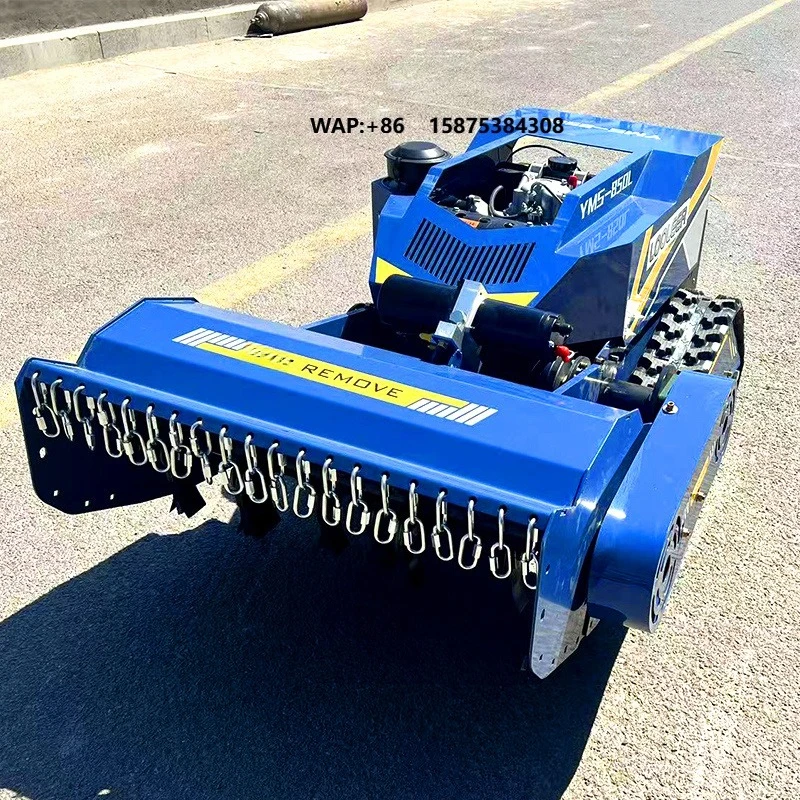Riding Mowers Wireless Control Complies with Euro 5 Emission Standards Remote Control Lawn Mower Self-propelled Lawnmowing Robot