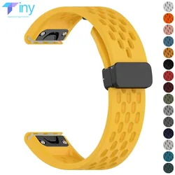 26mm 22mm Quick Fit Strap for Garmin Fenix 7X 7 Pro Fenix 6X 6 5X 5Plus Tactix 7 Forerunner 965 955 Enduro 20mm Silicone Band