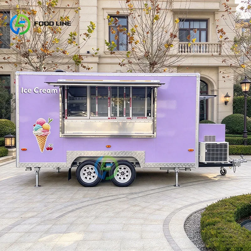 Mobile Concession Trailer Food Truck for Sausage Rolls Meat Pies and Scotch Eggs for Events Customized
