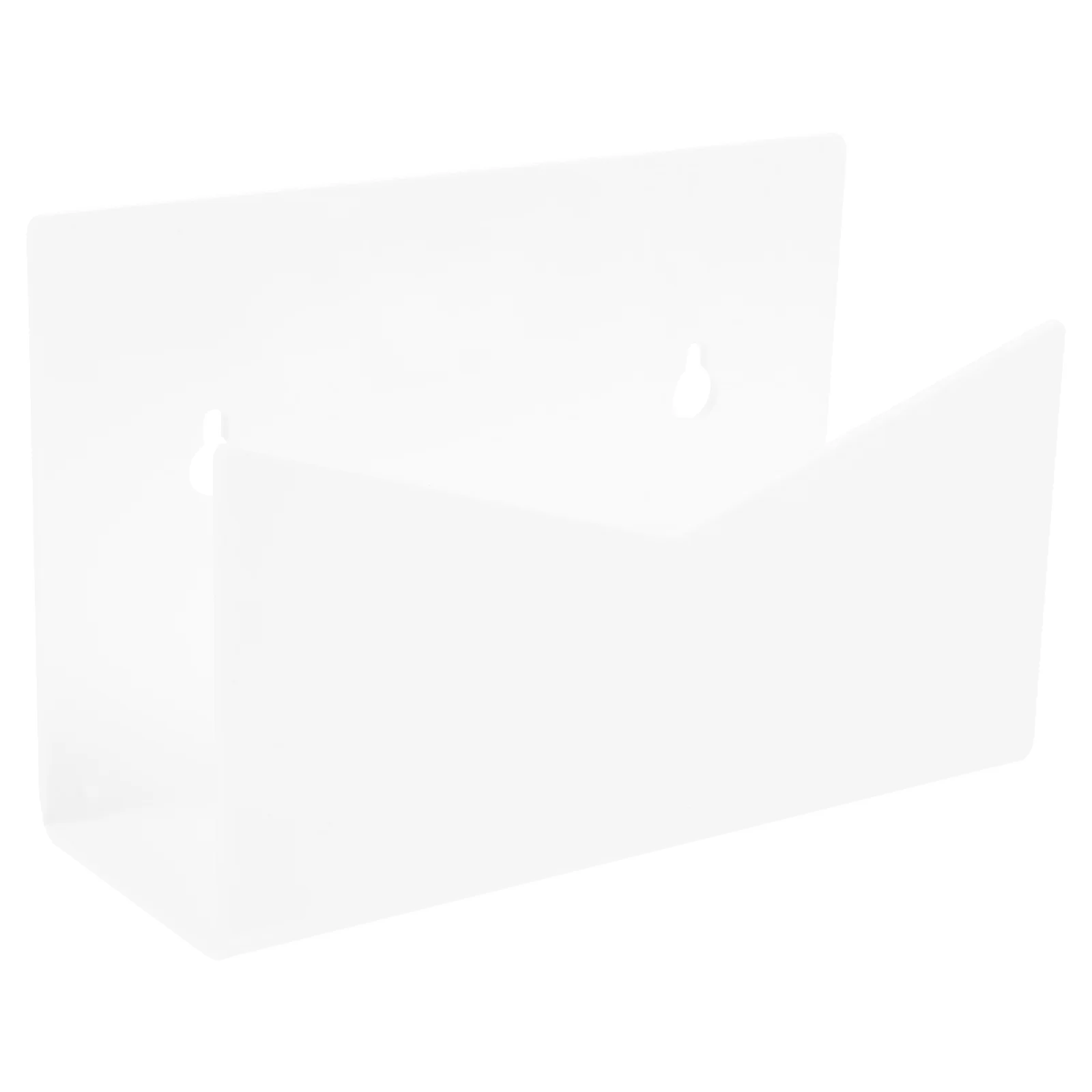 1Set Acrylic Mail Organizer Tabletop Document Envelope Holder Stand for Desk Space Saving Acrylic Mail Holder