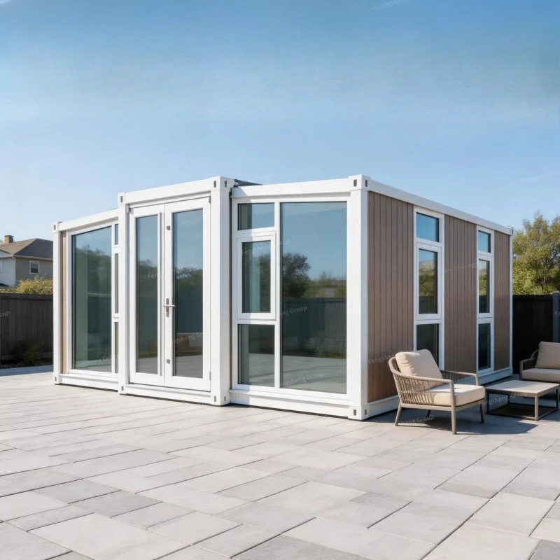 Casas Contenedor Modernas, Casas Prefabricadas, Casa Móvil, Tiny House de 20 pies y 40 pies, Casa Modular de 3 Dormitorios para Sudamérica, Vivienda Prefabricada